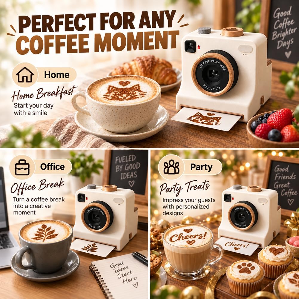 BrewSnap™ Latte Art Camera 📸☕